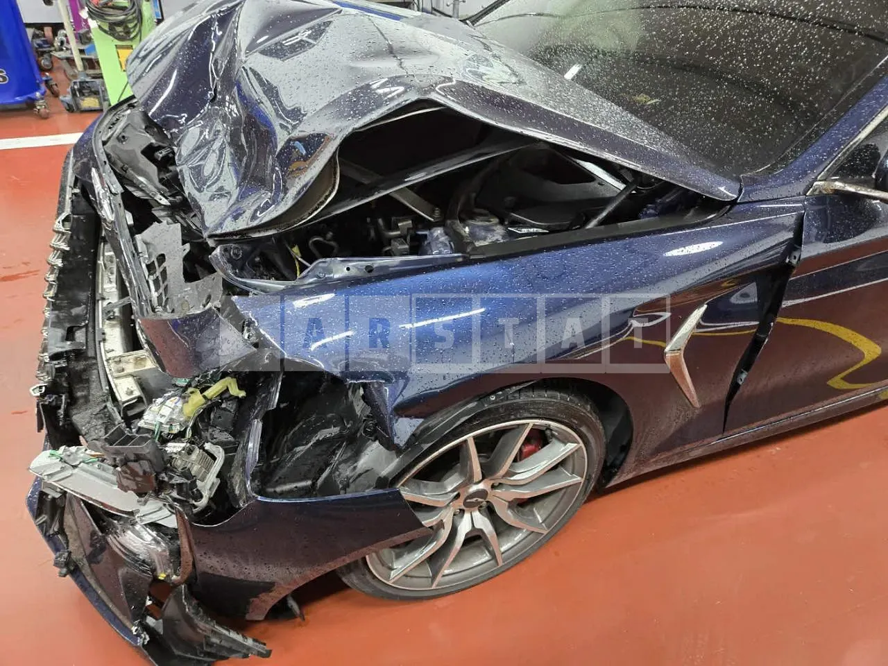 Photo 2 of 5: 2019 Genesis G70, VIN KMTG341ABKU037930 — Korean insurance auction