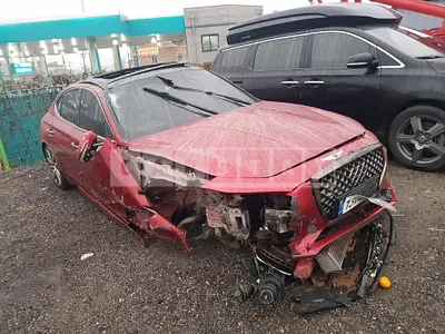 Photo 1 of 15: 2018 Genesis G70, VIN KMTG541EDJU022869 — Korean insurance auction