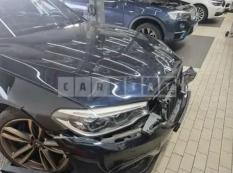 Photo 2 of 9: 2018 BMW 530i xDrive, VIN WBAJD9105JWC81593 — Korean insurance auction