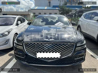 Photo 1 of 12: 2020 Genesis G80, VIN KMTGC41DDMU003942 — Korean insurance auction