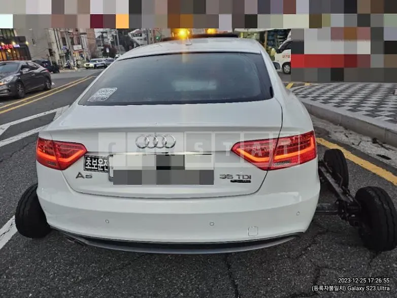 Photo 2 of 6: 2015 Audi A5 Sportback 35 TDI Quattr, VIN WAUZZZ8T9FA041470 — Korean insurance auction