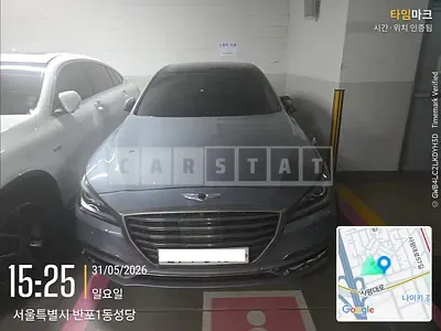 Photo 1 of 14: 2017 Hyundai Genesis G80, VIN KMHGM41DDHU210859 — Korean insurance auction