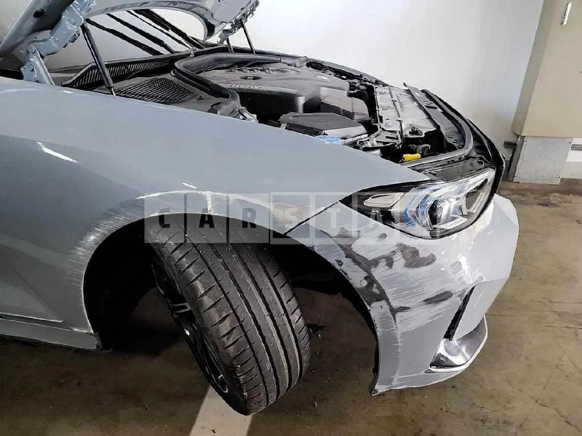 Photo 2 of 9: 2023 BMW 320i, VIN WBA61FS00PFN83293 — Korean insurance auction