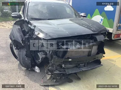 Photo 1 of 12: 2019 Hyundai Santa Fe, VIN KMHS381BBLU204927 — Korean insurance auction