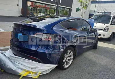 Photo 1 of 23: 2021 Tesla Model Y Standard Range — Korean insurance auction