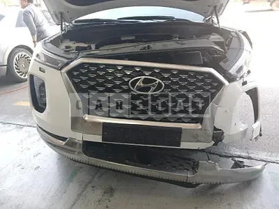Photo 1 of 70: 2021 Hyundai Palisade, VIN KMHR581EDNU355429 — Korean insurance auction