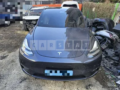 Photo 1 of 12: 2021 Tesla Model Y Long Range — Korean insurance auction