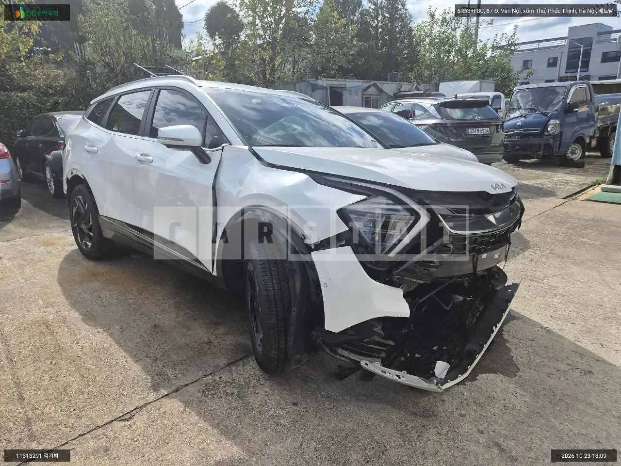 Photo 2 of 10: 2022 Kia Sportage, VIN KNAPV81JBPK116299 — Korean insurance auction