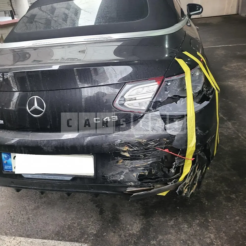 Photo 2 of 14: 2018 Mercedes-Benz C200 Cabriolet, VIN WDDWK4CB4JF750594 — Korean insurance auction