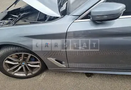 Photo 2 of 12: 2018 BMW 530i xDrive, VIN WBAJD9103JG971799 — Korean insurance auction