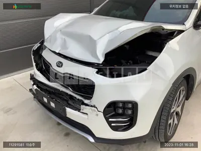 Photo 1 of 11: 2016 Kia Sportage, VIN KNAPN813BHK186767 — Korean insurance auction