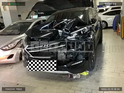 Photo 1 of 7: 2018 Hyundai Tucson, VIN KMHJ281ABJU779089 — Korean insurance auction