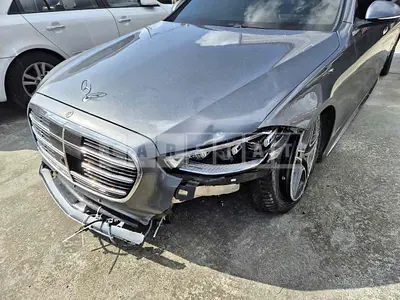 Photo 1 of 21: 2022 Mercedes-Benz S400 d, VIN W1K6F3DB9NA102345 — Korean insurance auction