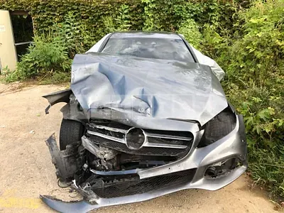 Photo 1 of 11: 2018 Mercedes-Benz C 220d, VIN WDDWF0EB8JR364950 — Korean insurance auction