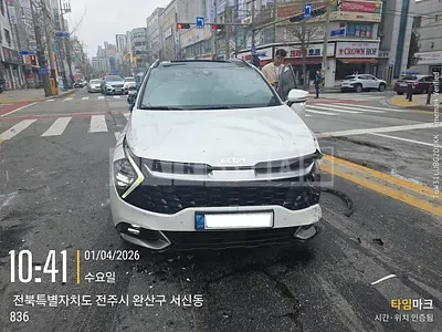 Photo 1 of 34: 2021 Kia Sportage, VIN KNAPX81CBNK022701 — Korean insurance auction