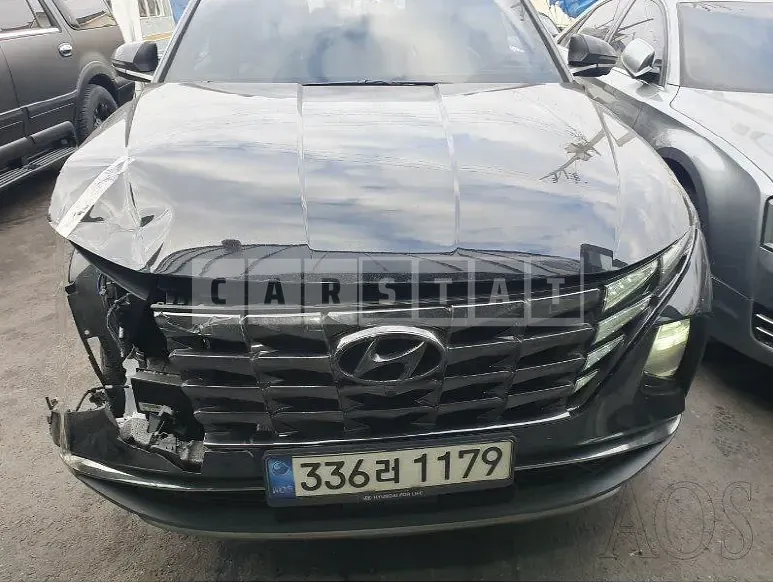 Photo 2 of 20: 2021 Hyundai Tucson, VIN KMHJE811BMU005793 — Korean insurance auction