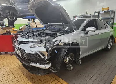 Photo 1 of 15: 2022 Toyota Camry Hybrid LE, VIN JTNBA1HK0N3022129 — Korean insurance auction