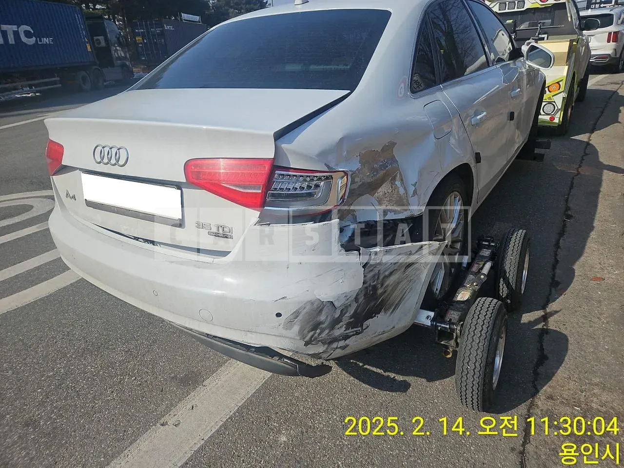 Photo 2 of 8: 2015 Audi A4 35 TDI quattro, VIN WAUZZZ8K6FA080539 — Korean insurance auction