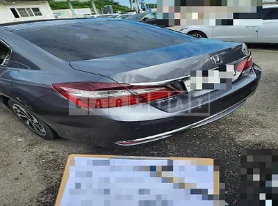 Photo 1 of 16: 2017 Honda Accord 2.4, VIN 1HGCR2680HA512340 — Korean insurance auction