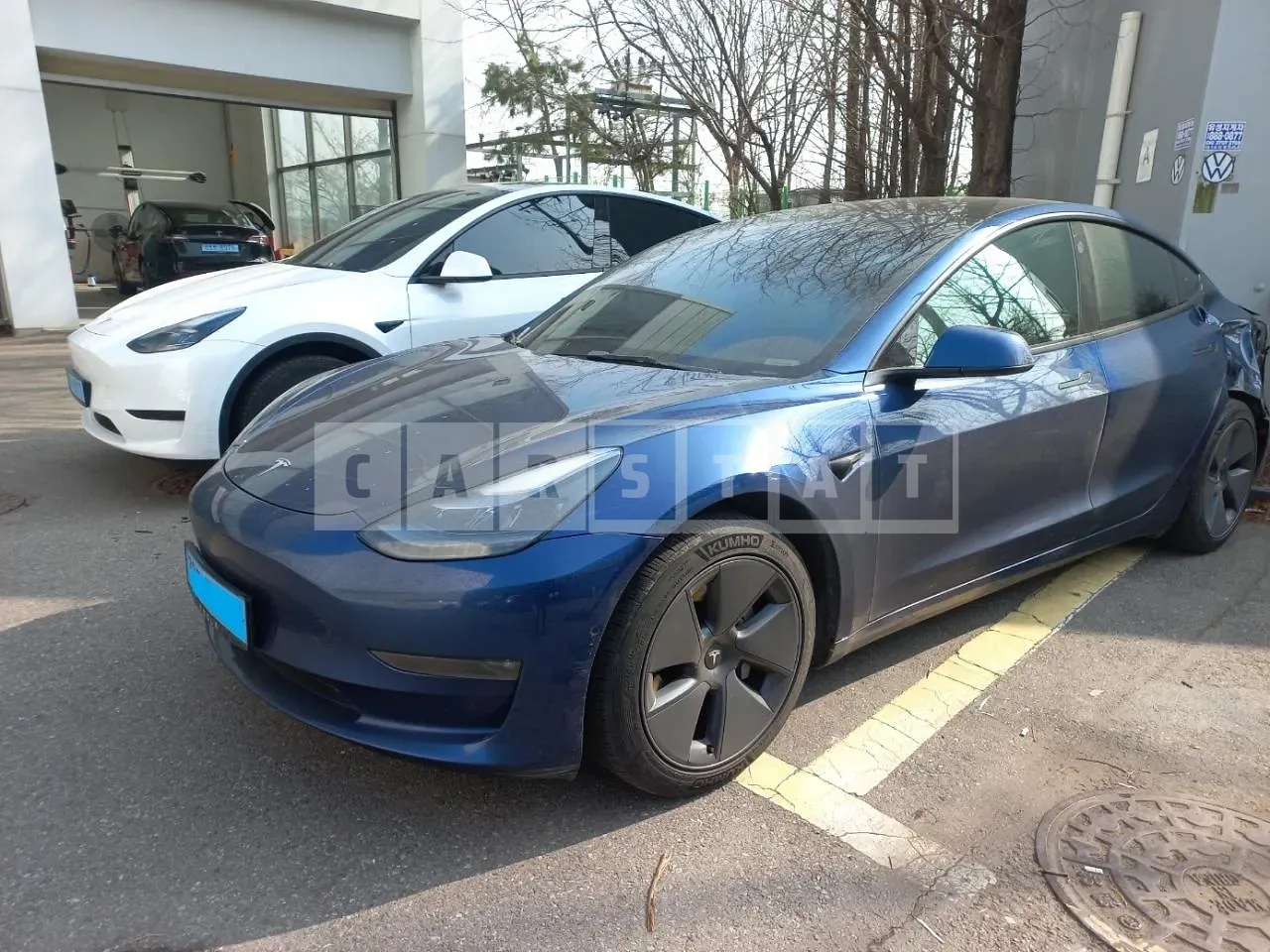 Photo 2 of 22: 2022 Tesla Model 3 Long Range, VIN 5YJ3E1EB0NF229513 — Korean insurance auction