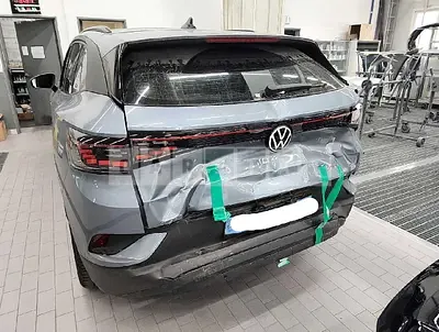 Photo 1 of 10: 2022 Volkswagen ID.4 Pro, VIN WVGZZZE2ZNP044159 — Korean insurance auction