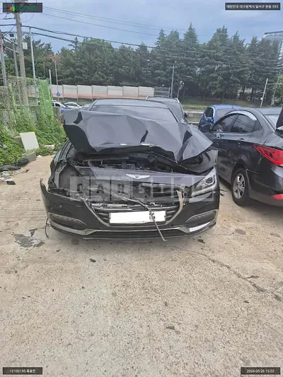 Photo 1 of 9: 2018 Hyundai Genesis G80, VIN KMHGL41DBJU293257 — Korean insurance auction