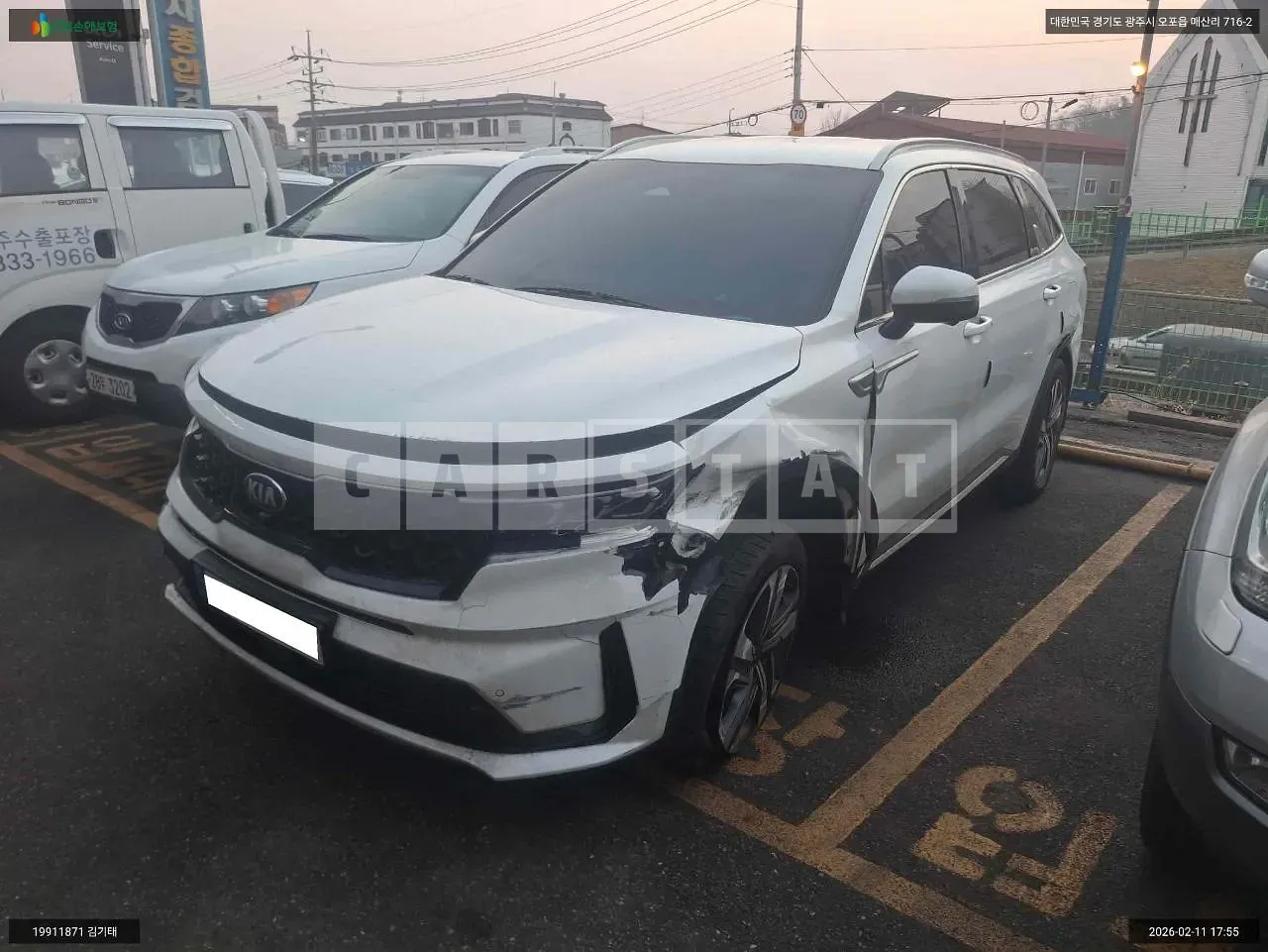 Photo 2 of 23: 2021 Kia Sorento Hybrid, VIN KNARM81GDMA054451 — Korean insurance auction