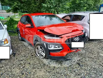 Photo 1 of 13: 2018 Hyundai Kona, VIN KMHK3816GJU102106 — Korean insurance auction