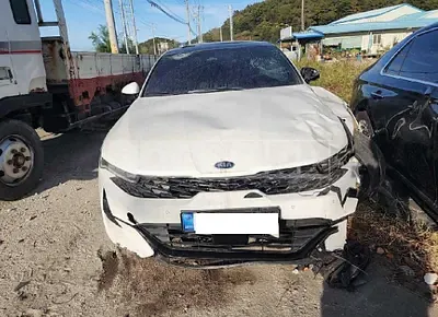 Photo 1 of 14: 2021 Kia K5, VIN KNAG3412BMA128272 — Korean insurance auction