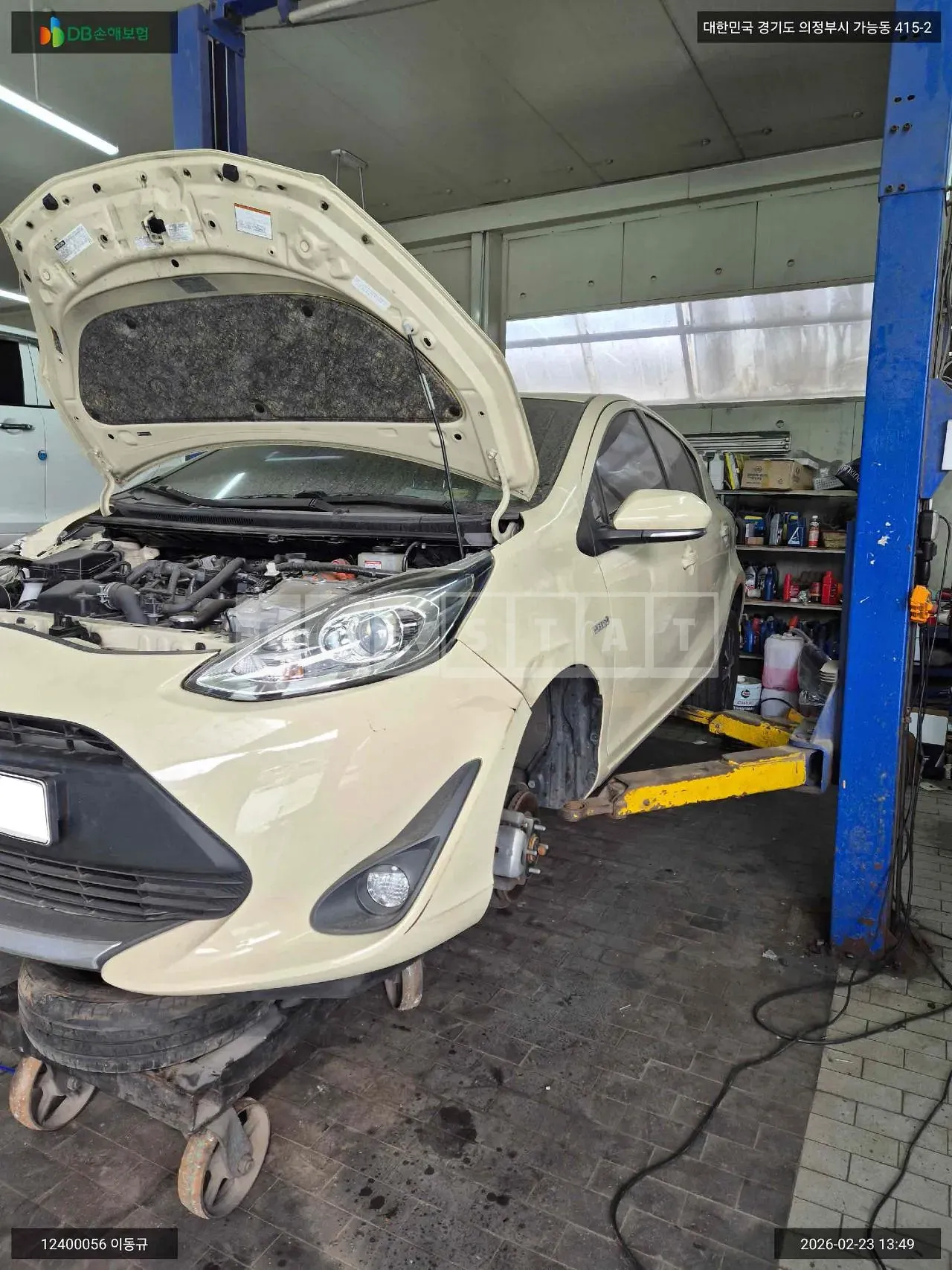 Photo 2 of 22: 2020 Toyota Prius C, VIN JTDKDTB38L1634757 — Korean insurance auction