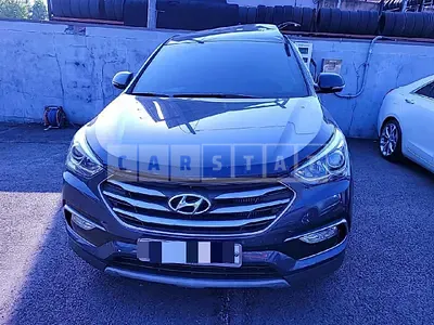 Photo 1 of 25: 2017 Hyundai Santa Fe, VIN KMHSU81UBJU820207 — Korean insurance auction