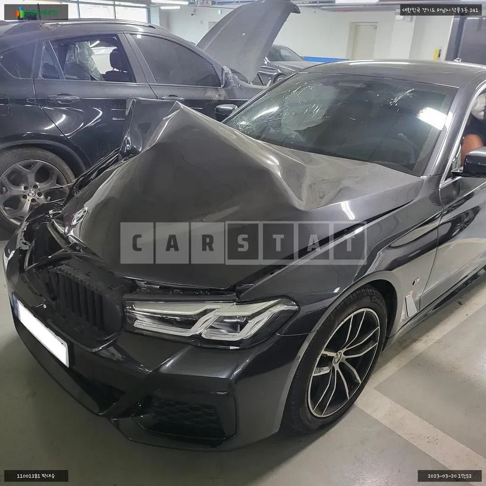 Photo 2 of 11: 2022 BMW 520i, VIN WBA11BH02NCJ89075 — Korean insurance auction