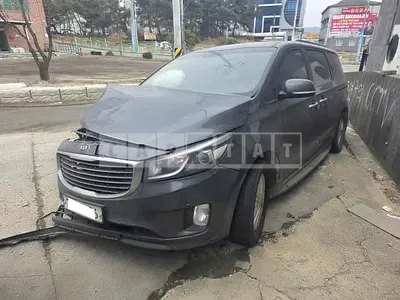 Photo 1 of 13: 2017 Kia Carnival, VIN KNHMF37ABJS376006 — Korean insurance auction