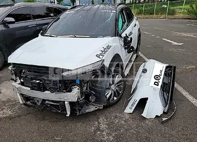 Photo 1 of 21: 2020 Hyundai Kona Electric, VIN KMHK381GFLU079589 — Korean insurance auction