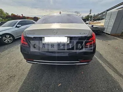 Photo 1 of 9: 2020 Mercedes-Benz S650, VIN W1KUX8AB0LA559838 — Korean insurance auction