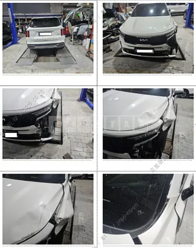 Photo 1 of 6: 2022 Kia Sorento Hybrid, VIN KNARL81GBNA104068 — Korean insurance auction