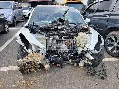 Photo 1 of 12: 2021 Tesla Model 3 Long Range — Korean insurance auction