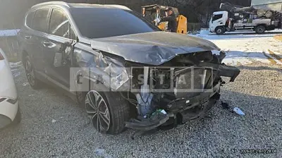 Photo 1 of 18: 2019 Hyundai Santa Fe, VIN KMHS281BBKU151339 — Korean insurance auction