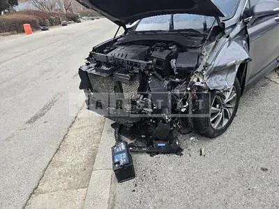 Photo 1 of 15: 2019 Hyundai Santa Fe, VIN KMHS281BBKU176235 — Korean insurance auction