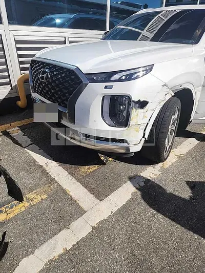 Photo 1 of 32: 2022 Hyundai Palisade 2.2 (4WD), VIN KMHR581ADNU441707 — Korean insurance auction