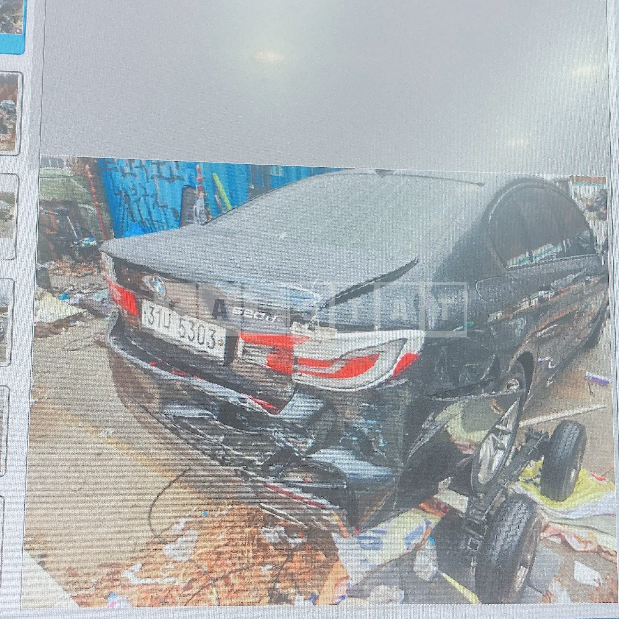 Photo 2 of 31: 2017 BMW 520d, VIN WBAJC310XHG465820 — Korean insurance auction