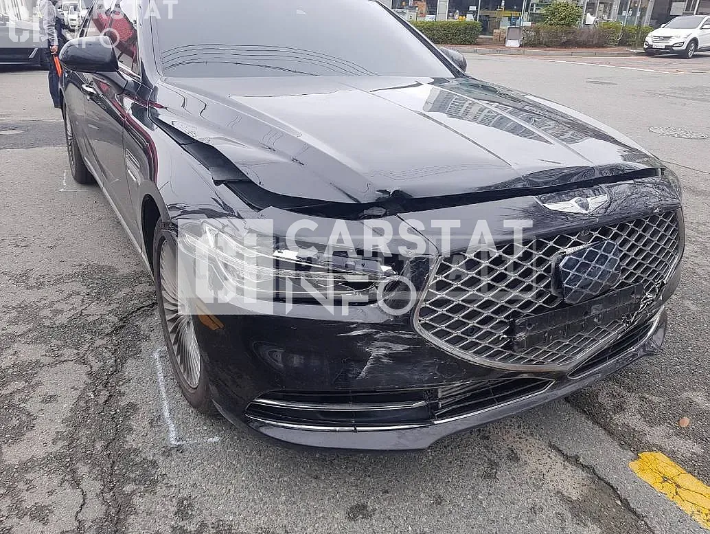 Photo 2 of 3: 2019 Genesis G90 3.3T, VIN KMHG141ADKU064402 — Korean insurance auction