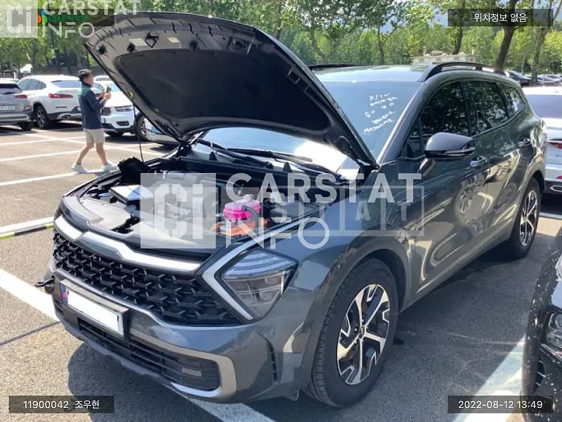 Photo 2 of 10: 2021 Kia Sportage Hybrid, VIN KNAPX81GBNK007357 — Korean insurance auction