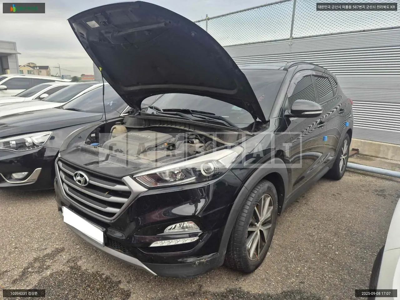 Photo 2 of 6: 2016 Hyundai Tucson, VIN KMHJ381ABHU364395 — Korean insurance auction