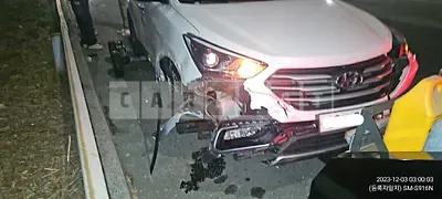 Photo 1 of 13: 2016 Hyundai Santa Fe, VIN KMHSW81UBGU698293 — Korean insurance auction