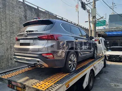 Photo 1 of 24: 2019 Hyundai Santa Fe TM, VIN KMHS281BBKU174440 — Korean insurance auction
