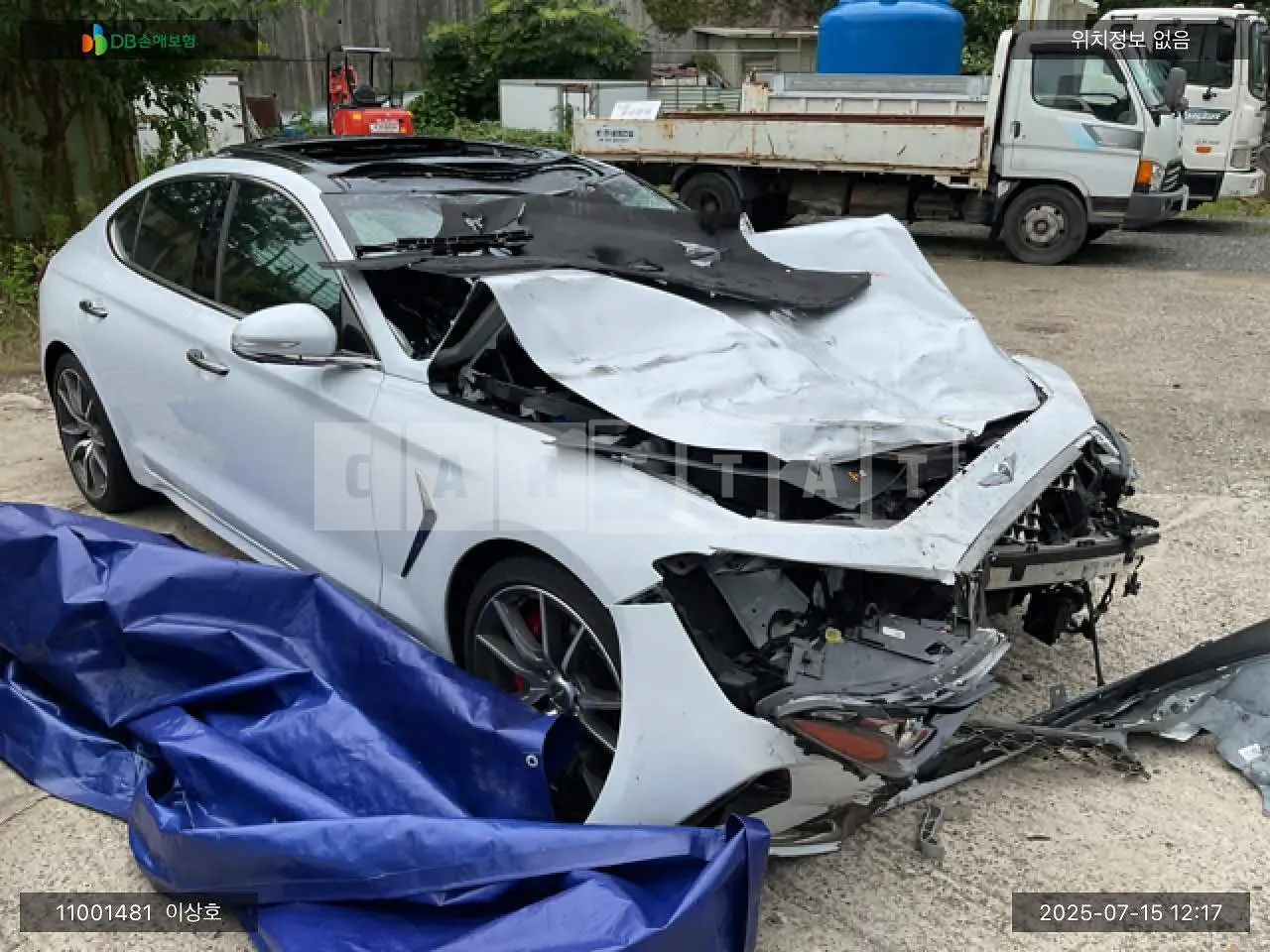 Photo 2 of 13: 2018 Genesis G70, VIN KMTG341ABKU029046 — Korean insurance auction