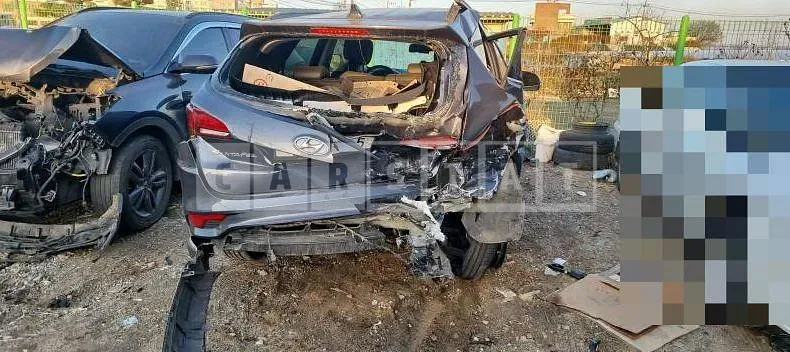 Photo 2 of 16: 2017 Hyundai Santa Fe 2.0 — Korean insurance auction
