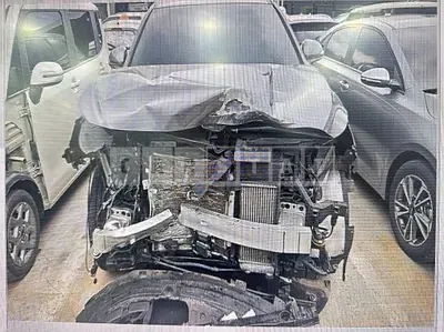 Photo 1 of 17: 2021 Hyundai Santa Fe, VIN KMHS281LGMU391350 — Korean insurance auction