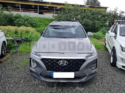 Photo 1 of 16: 2019 Hyundai Santa Fe, VIN KMHS281BBKU075741 — Korean insurance auction